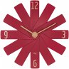 TFA Clock in the box rot Wanduhr - Bild 1