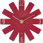 TFA Clock in the box rot Wanduhr TFA Clock in the box rot Wanduhr