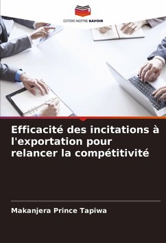 Cover Efficacité des incitations à l'exportation pour relancer la compétitivité