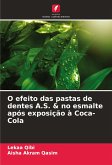 O efeito das pastas de dentes A.S. & no esmalte após exposição à Coca-Cola