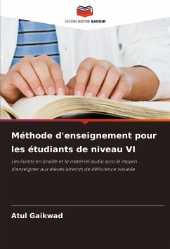 Méthode d'enseignement pour les étudiants de niveau VI - Gaikwad, Atul