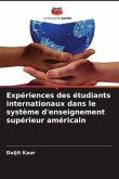 Expériences des étudiants internationaux dans le système d'enseignement supérieur américain