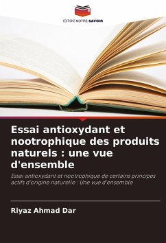 Cover Essai antioxydant et nootrophique des produits naturels : une vue d'ensemble