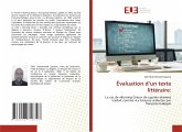 Évaluation d'un texte littéraire: