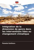 Intégration de la dimension de genre dans les interventions liées au changement climatique