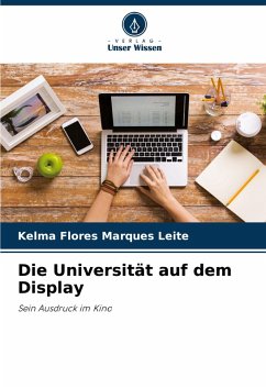 Cover Die Universität auf dem Display