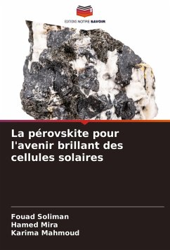 Cover La pérovskite pour l'avenir brillant des cellules solaires