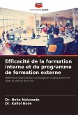 Efficacité de la formation interne et du programme de formation externe