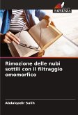 Rimozione delle nubi sottili con il filtraggio omomorfico Rimozione delle nubi sottili con il filtraggio omomorfico