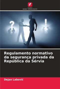 Cover Regulamento normativo da segurança privada da República da Sérvia
