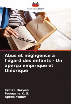 Cover Abus et négligence à l'égard des enfants - Un aperçu empirique et théorique