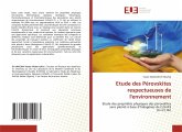 Etude des Pérovskites respectueuses de l'environnement Etude des Pérovskites respectueuses de l'environnement
