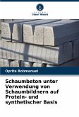 Schaumbeton unter Verwendung von Schaumbildnern auf Protein- und synthetischer Basis