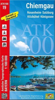 Cover ATK100-19 Chiemgau (Amtliche Topographische Karte 1:100000)
