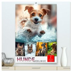 Hunde Lieblinge (hochwertiger Premium Wandkalender 2025 DIN A2 hoch), Kunstdruck in Hochglanz - Calvendo;Roder, Peter