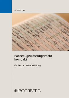 Cover Fahrzeugzulassungsrecht kompakt (eBook, ePUB)