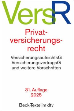 Cover Privatversicherungsrecht. VersR