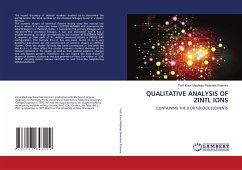 QUALITATIVE ANALYSIS OF ZINTL IONS - Kiremire, Prof. Enos Masheija Rwantale