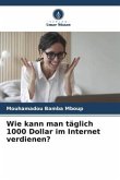 Wie kann man täglich 1000 Dollar im Internet verdienen?