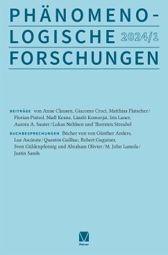 Phänomenologische Forschungen 2024-1 (eBook, PDF)