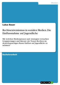 Rechtsextremismus in sozialen Medien. Die Einflussnahme auf Jugendliche (eBook, PDF)