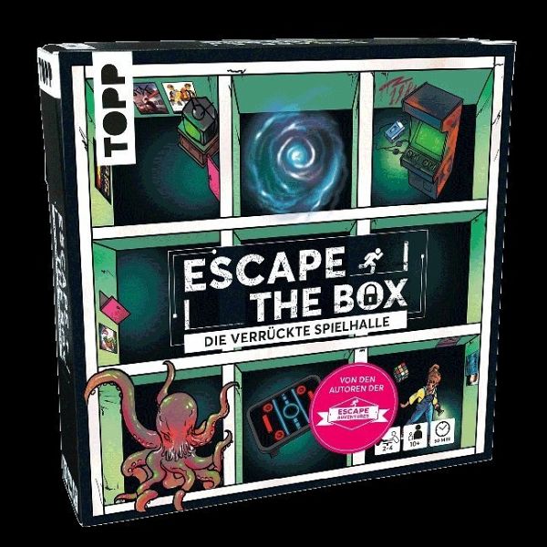 TOPP Escape The Box - Die verrückte Spielhalle: Das ultimative Escape-Room-Erlebnis als Gesellschaftsspiel! (Restauflage) TOPP Escape The Box - Die verrückte Spielhalle: Das ultimative Escape-Room-Erlebnis als Gesellschaftsspiel! (Restauflage)