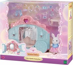 Sylvanian Families 5758 - Style & Sparkle Dressing Room, Ankleidezimmer mit Figur und Zubehör, Spielset Sylvanian Families 5758 - Style & Sparkle Dressing Room, Ankleidezimmer mit Figur und Zubehör, Spielset