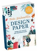 Design Paper A6: Frohe Weihnachten. Mit Handlettering-Grundkurs  (Restauflage)