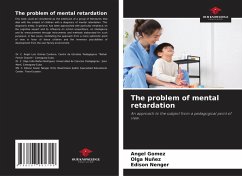 Cover The problem of mental retardation