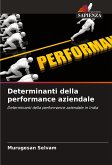 Determinanti della performance aziendale