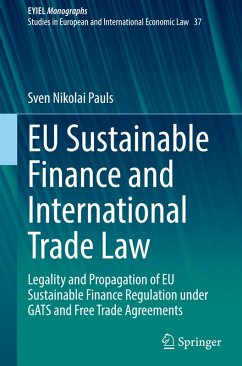 EU Sustainable Finance and International Trade Law - Pauls, Sven Nikolai