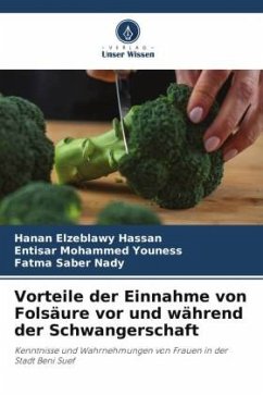 Vorteile der Einnahme von Folsäure vor und während der Schwangerschaft - Hassan, Hanan Elzeblawy;Youness, Entisar Mohammed;Nady, Fatma Saber