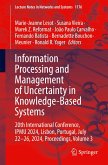 Information Processing and Management of Uncertainty in Knowledge-Based Systems