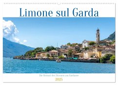 Limone sul Garda - Die Heimat der Zitrone am Gardasee (Wandkalender 2025 DIN A2 quer), CALVENDO Monatskalender