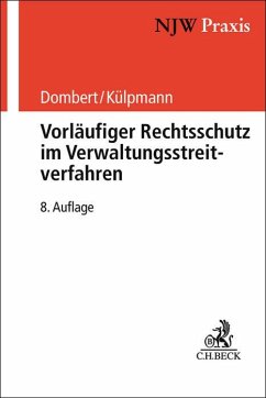 Cover Vorläufiger Rechtsschutz im Verwaltungsstreitverfahren