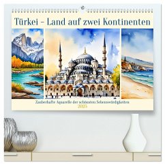 Türkei - Land auf zwei Kontinenten (hochwertiger Premium Wandkalender 2025 DIN A2 quer), Kunstdruck in Hochglanz