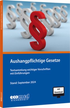 Cover Aushangpflichtige Gesetze