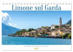 Limone sul Garda - Die Heimat der Zitrone am Gardasee (Tischkalender 2025 DIN A5 quer), CALVENDO Monatskalender