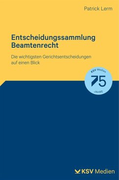 Cover Entscheidungssammlung Beamtenrecht (eBook, PDF)
