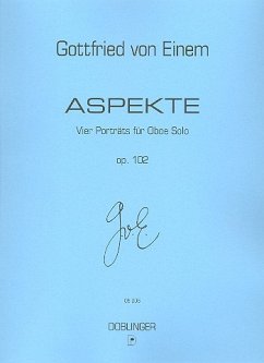 Cover Aspekte op.102 4 Porträts für Oboe