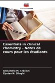 Essentials in clinical chemistry - Notes de cours pour les étudiants