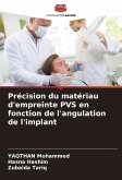 Précision du matériau d'empreinte PVS en fonction de l'angulation de l'implant