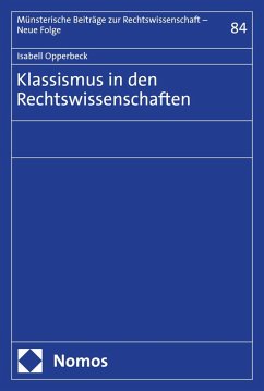 Cover Klassismus in den Rechtswissenschaften (eBook, PDF)