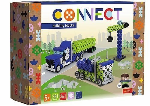 CONNECT L - Sattelschlepper / LKW + Kran 281 Teile + Anleitung