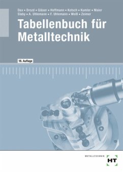 Cover Tabellenbuch für Metalltechnik
