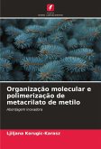 Organização molecular e polimerização de metacrilato de metilo