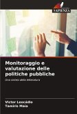 Monitoraggio e valutazione delle politiche pubbliche