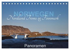 Norwegen Nordland Troms og Finnmark - Panoramen (Tischkalender 2025 DIN A5 quer), CALVENDO Monatskalender