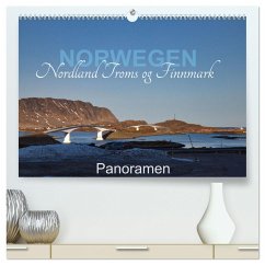 Norwegen Nordland Troms og Finnmark - Panoramen (hochwertiger Premium Wandkalender 2025 DIN A2 quer), Kunstdruck in Hochglanz