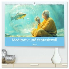 Meditativ und fantasievoll (hochwertiger Premium Wandkalender 2025 DIN A2 quer), Kunstdruck in Hochglanz